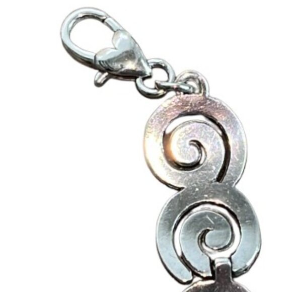 Brighton Sterling Silver Swirl Link Bracelet (RETIRED) - LNC - Picture 7 of 9